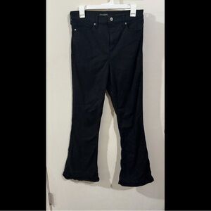 Banana Republic Black High Rise Flare Jeans